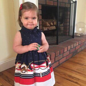 Janie and Jack Horse Dress - Size 18-24